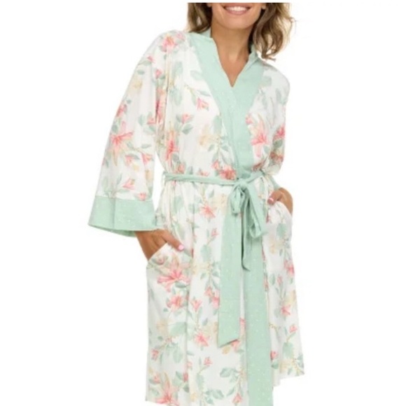 NWT Flora Nikrooz Women's Robe. Size M. Lightweight and super soft summer robe! - Picture 1 of 2